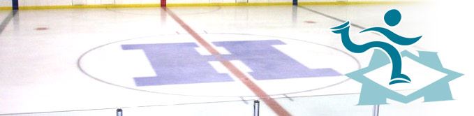 Pavilion Ice Floor With Logo